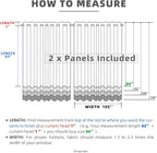 Waterproof Outdoor Curtain W105 x L108 - Grommet Top Sunlight Blocking Window Treatment Drapes Blackout Curtains for Home Bedroom Living Room Outdoor Patio Porch Pergola, Orange, 2 Panels