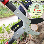 yrtsh loppers branch cutter heavy duty tree trimmer shown in use