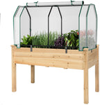s afstar raised garden bed with greenhouse cover, main product view