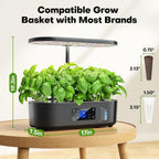 ahopegarden hydroponics growing system kit: 12 pods with, package contents