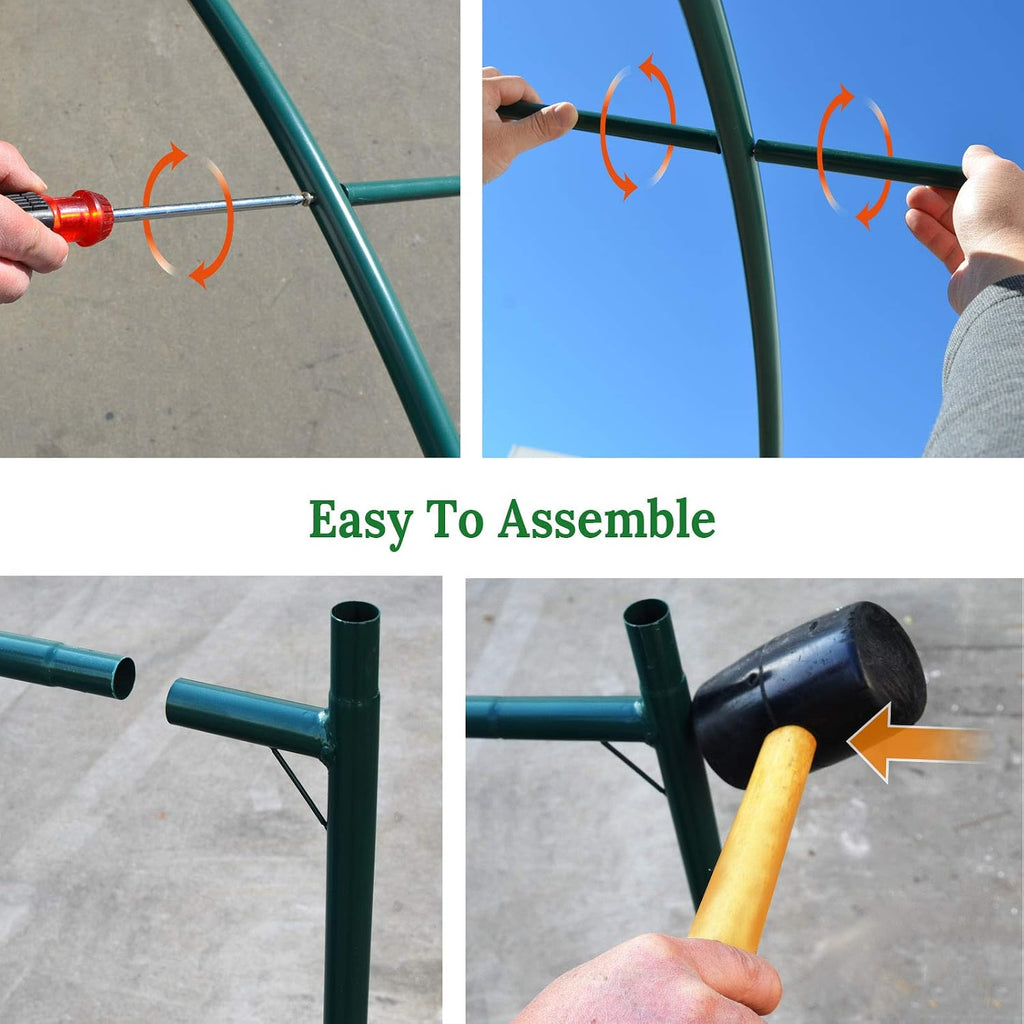 multi-size large garden support arch frame climbing plant, view 9