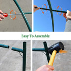 multi-size large garden support arch frame climbing plant, view 9