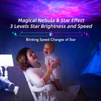 Astronaut Galaxy Star Projector Night Light with 8 Nebula Effects & Remote | 360° Rotating Nebula Light Projector for Kids Room Decor, Gifts for Boys Adult Teens for Birthday, Halloween, Christmas Party
