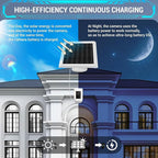 IP65 Solar Panel Outdoor for Ring Cameras (White 2P) Spotlight Cam Plus/Pro(Battery) Stick Up Cam/Pro Wireless Outdoor with 10FT/3M Long Cable Dustproof Waterproof