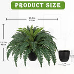 hollyone artificial large fern boston potted plant for shown in use