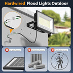 Onforu 80W LED Flood Lights Outdoor,8000LM Super Bright Security Light,6500K Daylight White, Outdoor Floodlight, IP66 Waterproof Outside Floodlights for Garage Yard Garden 2 Pack