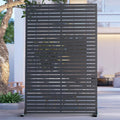 6ft outdoor metal privacy screen – decorative privacy, main product view