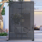 6ft outdoor metal privacy screen – decorative privacy, main product view