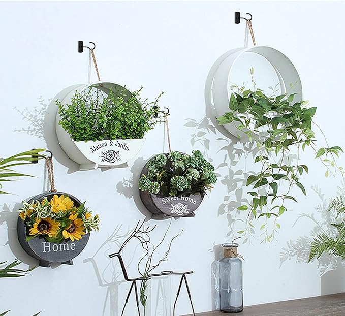 2.5in Ceiling Hooks for Hanging Plants 20Pack Black