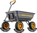 cammoo 10-in no-flat tires 600lb garden dump cart, main product view