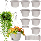 roshtia 10 pcs 10 inch hanging baskets for shown in use