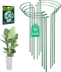 30 inch plant support stakes, heavy-duty half round, main product view