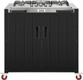 feasto modular outdoor kitchen island with 5-burner gas, main product view