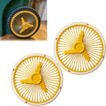 2PC Trash Can Wheel Rim Covers for Standard 8 Inch Garbage Can Wheels, Automotive Style Decorative Covers for Garage Workshop Man Cave Decor (8.5")