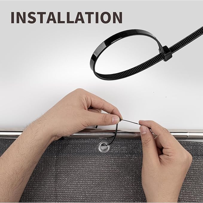 LOVE STORY Custom Size 3.3'x23' Dark Grey Balcony Privacy Screen,UV Block Privacy Fence Screen,90% Shield for Outdoor Pool Garden Apartment Railing