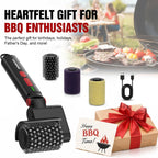 Electric Grill Brush, Rechargeable USB BBQ Grill Cleaner with 3-Speed & 3 Heads, 150+ Min Runtime, Waterproof & Heat Resistant, Cordless Rotary Grill Brush for Outdoor Barbecue Grates