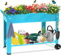 raised planter box beds with wheels legs, elevated, main product view