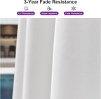PURPLE LEAF 8' X 8' Patio Umbrella with Steel Plate Base for Pool 7' High Offset Outdoor Cantilever Umbrella Swimming Pool Umbrella with 360°Rotation for Poolside White