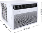 hisense 14,000 btu window air conditioner, wi-fi smart on a desk or shelf