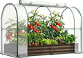 docred galvanized raised garden bed with pvc cover, main product view