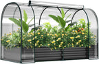 docred garden bed with pvc cover, 72.8" x, main product view