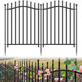 10 panels no dig decorative garden fence, main product view