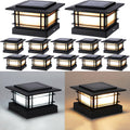 dynaming 4x4 solar post cap lights outdoor with, main product view