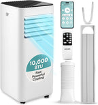 serenelife small air conditioner portable 10,000 btu with, main product view