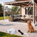 clear tarp 14mil heavy duty clear vinyl plastic, main product view