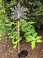 Solar Powered Garden Stake LED Light, Set of 2 (Snowflake)