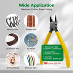 Bonsai Wire Kit with Cutter, Anodized Aluminum-189FT 7 Rolls 5 Sizes 1-3mm | 1.0, 1.5, 2.0, 2.5, 3mm, Bonsai Training Wire for Securing Thin Branches or Trunks, Ideal for Garden, Bonsai Tree Shaping