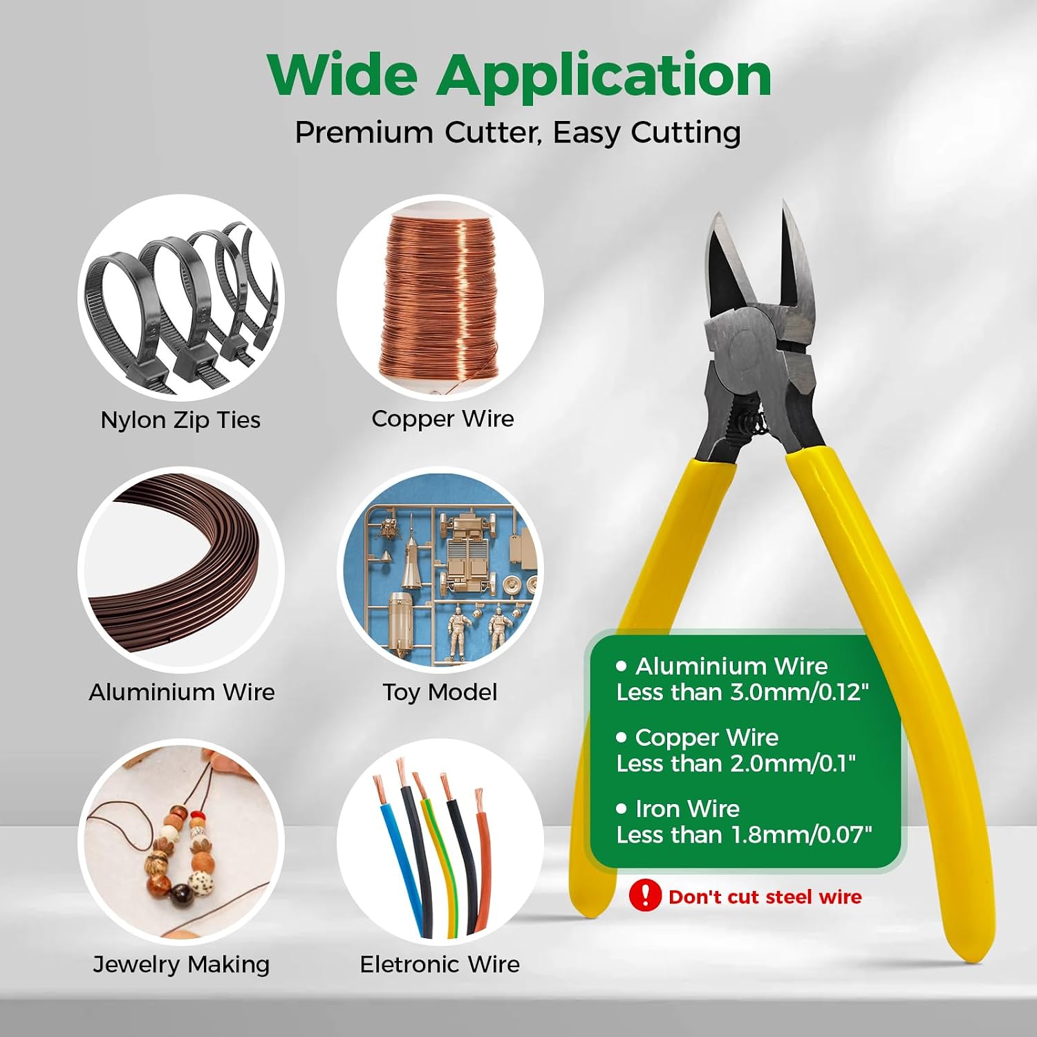 Bonsai Wire Kit with Cutter, Anodized Aluminum-189FT 7 Rolls 5 Sizes 1-3mm | 1.0, 1.5, 2.0, 2.5, 3mm, Bonsai Training Wire for Securing Thin Branches or Trunks, Ideal for Garden, Bonsai Tree Shaping