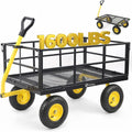 sekey 12 cu ft steel garden cart, 1600, main product view