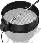 Skyflame Charkettle Rotisserie Ring Kit for Weber 22-Inch Kettle, Black | Coated Steel, BBQ Grill Rotisserie Kit, Replacement for Weber 2290, Charcoal and Similar Size Grills