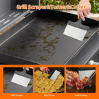 12 Pcs Griddle Cleaning Kit for Blackstone, Heavy Duty Grill Brush | Flat Top Grill Cleaning Kit with Grill Stone, Griddle Scraper & Griddle Brush, Easy to Remove Stain, BBQ Accessories