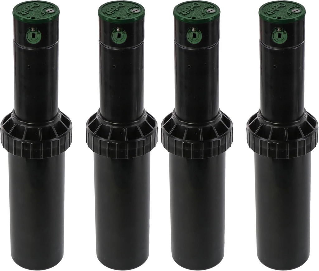 Orbit Watermaster 55461 Voyager 4-Inch Adjustable Pop-Up Gear Drive Sprinkler Head, Black, 2 Count (Pack of 2)