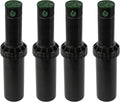 Orbit Watermaster 55461 Voyager 4-Inch Adjustable Pop-Up Gear Drive Sprinkler Head, Black, 2 Count (Pack of 2)