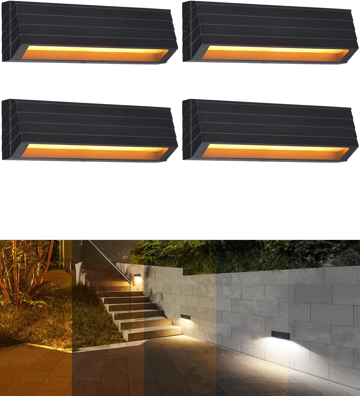 leonlite 4-pack 8 inch 5cct low voltage led, main product view