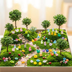 400 pcs Mini Resin Animals Many Styles Variety Tiny Animals Figures Miniature Little Small Animal Figurines Bulk for Micro Fairy Garden Landscape Accessories Hide Crafts Decor Aquarium