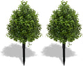 bdor 22" artificial boxwood topiary bushes ball trees, main product view