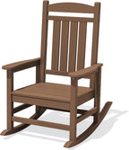 kingyes oversized outdoor rocking chair for adults, porch, main product view