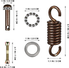Hammock Chair Spring Premium Hammock Suspension System Includes Heavy Duty Spring Hooks Ceiling Mount Hangers For Swing Chair Outdoor Patio Backyard