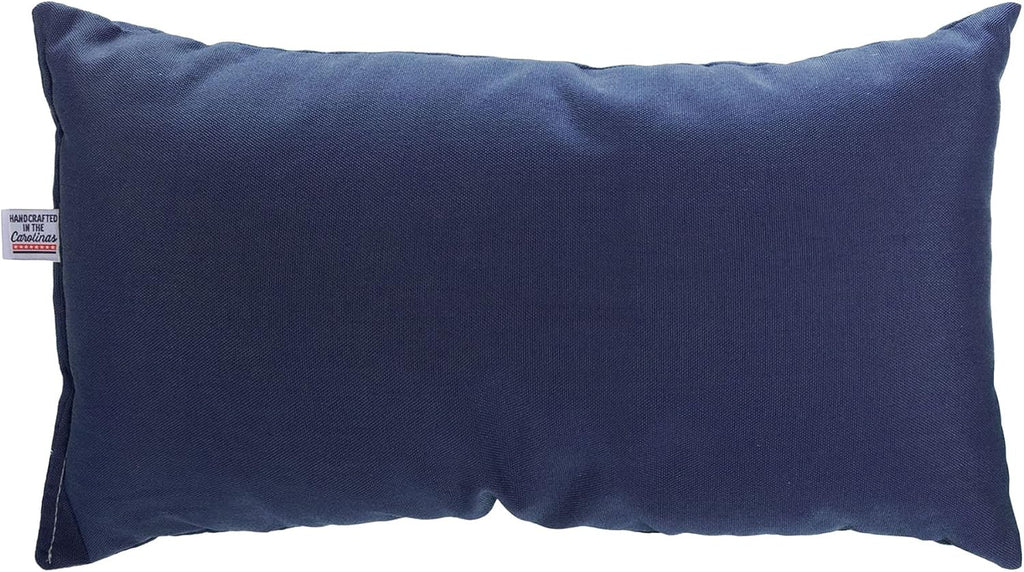Castaway Living Large 19'' x 10'' Navy Hammock Pillow, Comfortable Weather Resistant Poly-Fill Design, Long Outdoor Pillow for Hammocks, Outdoor Furniture & More