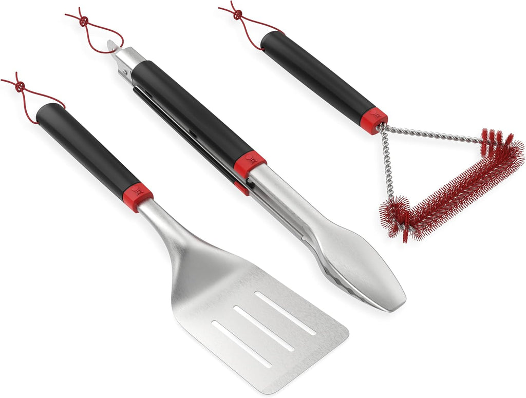weber® 3-piece bbq tool set, stainless steel, main product view