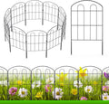decorative garden fence 24in x 30ft, flower bed, main product view