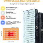 2026 Grow Light with Upgrade Stable Stand, Bright Grow Lights for Indoor Tall Plants, Bonsai Tree, 4/8/12/16/20H Timer, 25 Watt Power Draw, NO Need Adapter, 24"-76" Height Adjustable