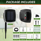 49.21ft solar drip irrigation system kit, automatic watering, close-up detail