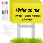 24x16 inch waterproof corrugated plastic yard signs with, main product view