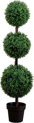 nearly natural 4 ft artificial triple ball boxwood, main product view