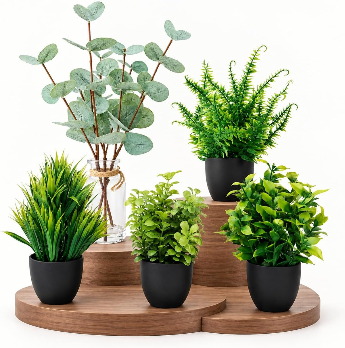 auuguu fake plants for home decor, small artificial, main product view
